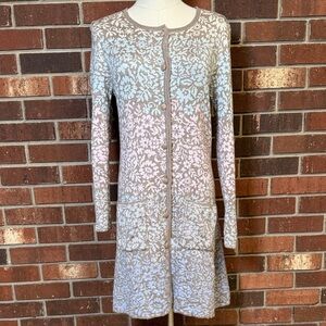 Oleana Norwegian Long Cardigan